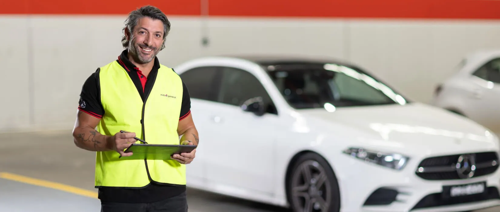 A&G Technician in high-vis