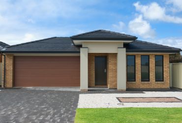 Front of house with garden