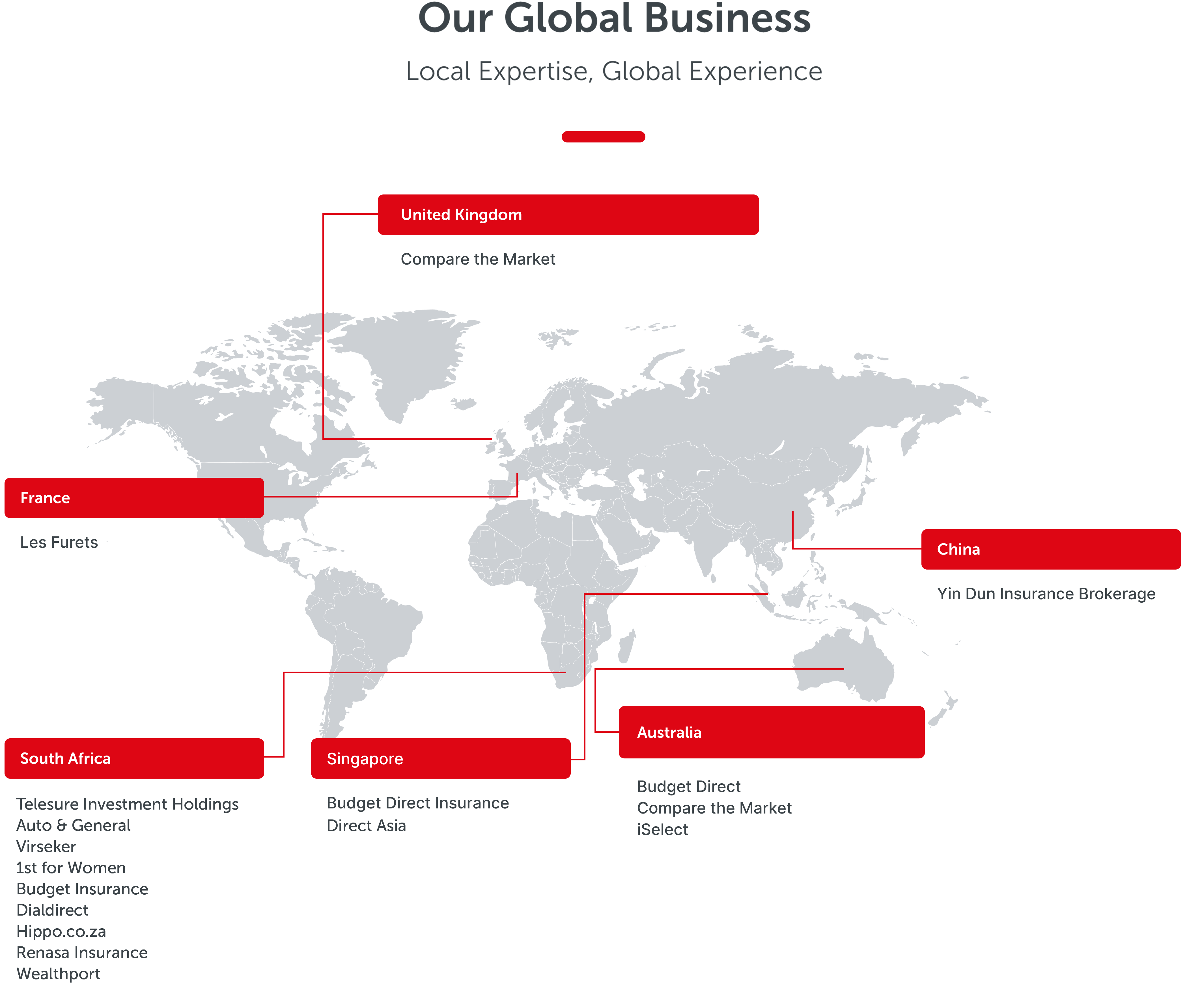 Auto & General Locations Map